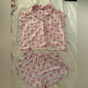Pink Pumpkin Sleep Set